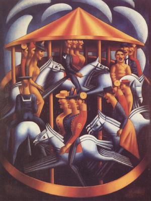 Mark Gertler The Merry-Go-Round (nn03) oil painting picture
